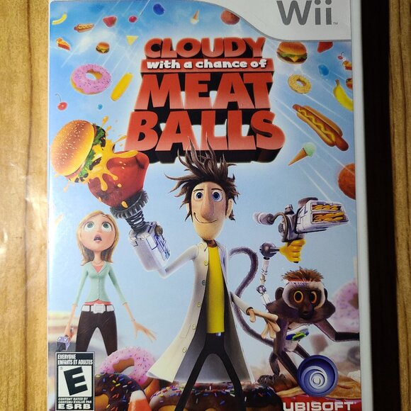 Cloudy with a Chance of Meatballs Nintendo Wii Game (CIB) - Picture 1 of 5